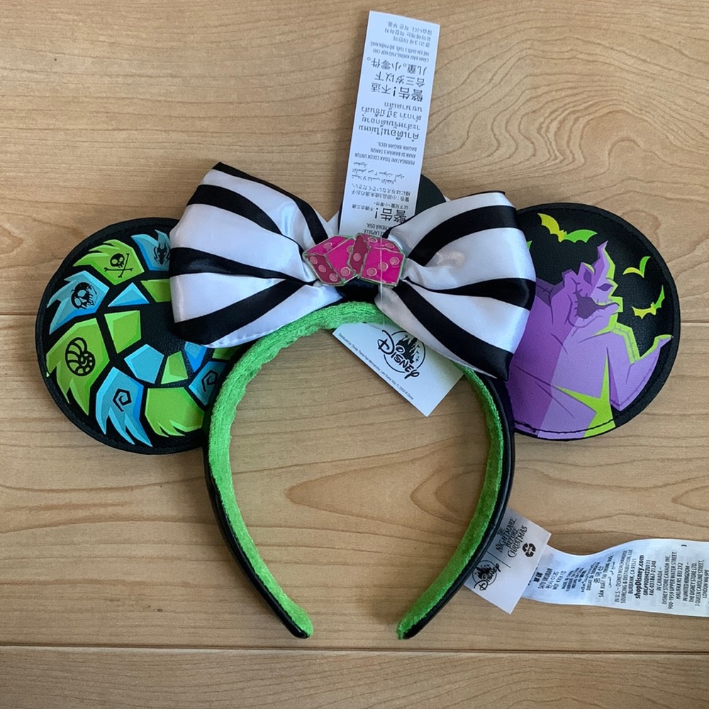 Disney Parks Nightmare Before Christmas Oogie Boogie Bash Exclusive Mickey Ears